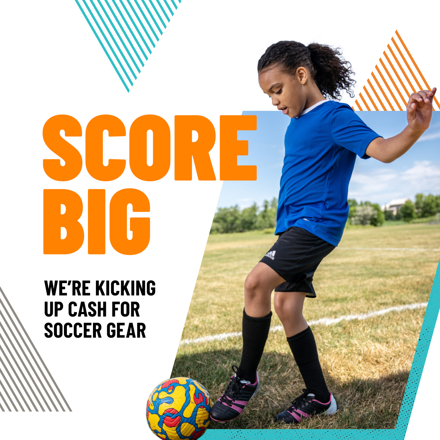 score big soccer girl